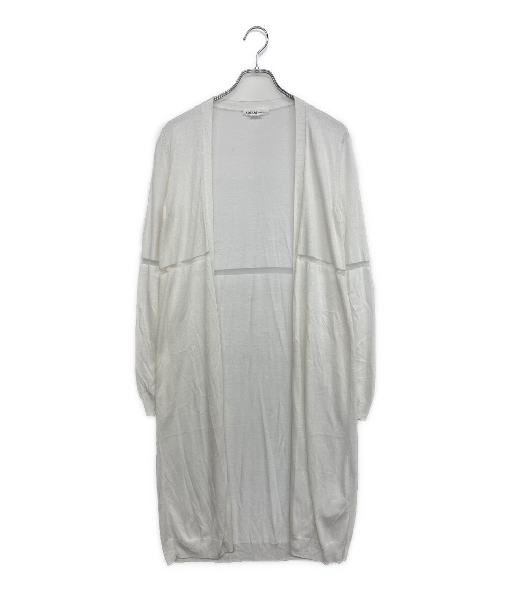 美品 ADEAM フィラメントロングカーディガン 33925-ASKOA14TK レディース SIZE 2 アディアム