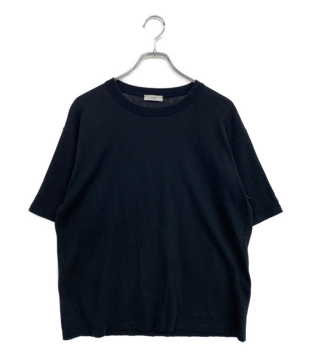 ATON 半袖Ｔシャツ FRESCA KNIT HALF SLEEVE SWEATER メンズ SIZE 02 エイトン