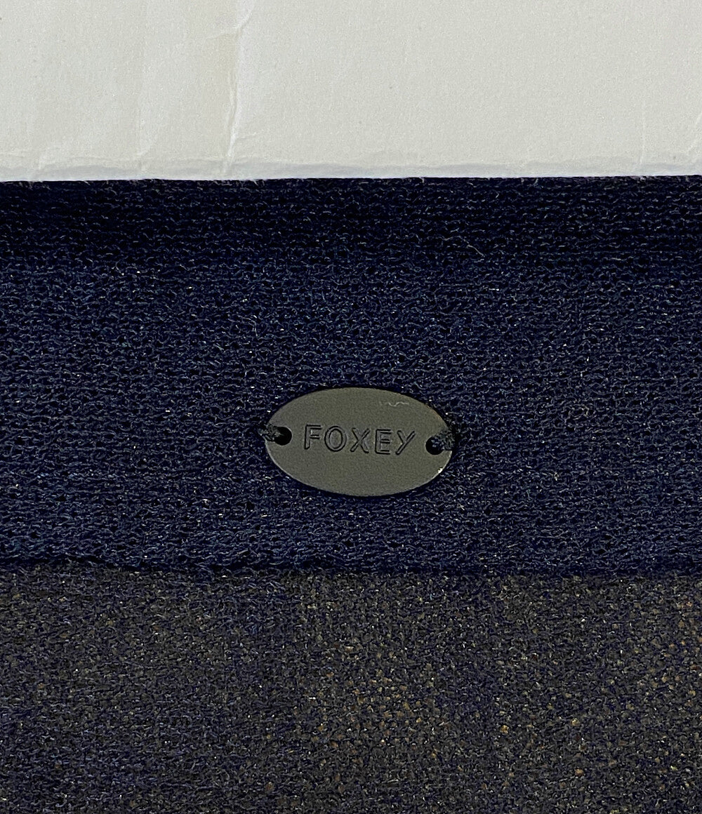 美品 foxey カーディガン 44370 シースルー レディース SIZE 38 フォクシー