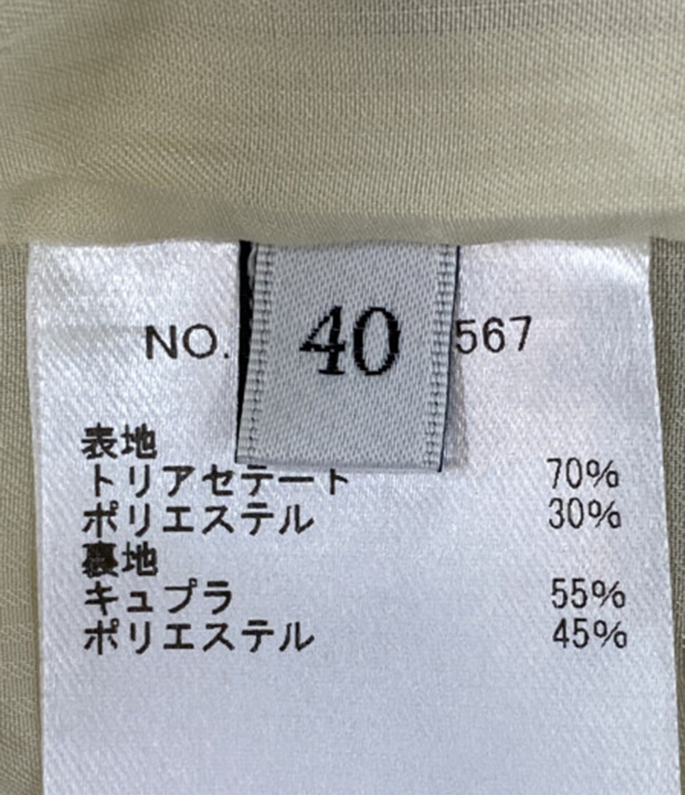 ebure パンツ アセテートダブルクロス レディース SIZE 40 エブール