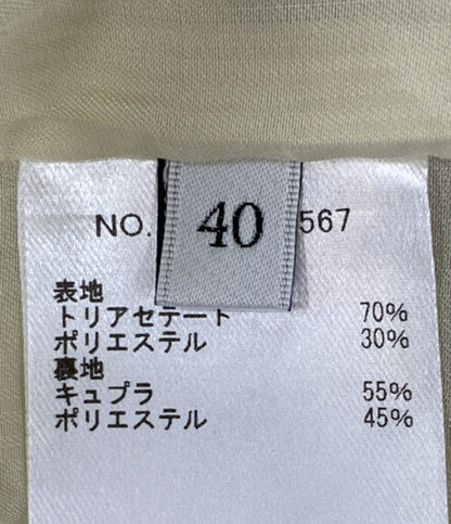 ebure パンツ アセテートダブルクロス レディース SIZE 40 エブール