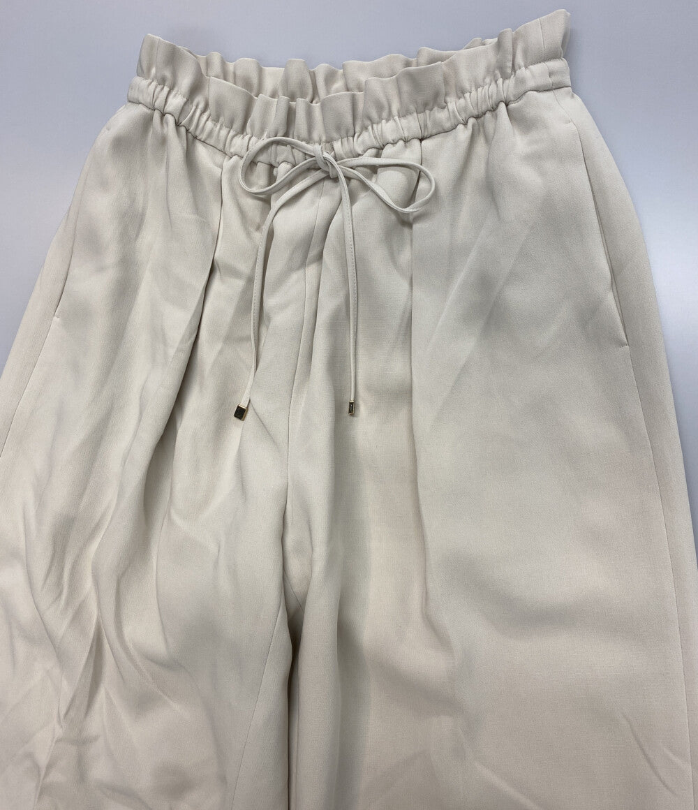 ebure パンツ アセテートダブルクロス レディース SIZE 40 エブール