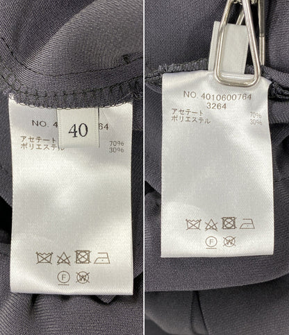 ebure パンツ アセテートダブルクロス レディース SIZE 40 エブール