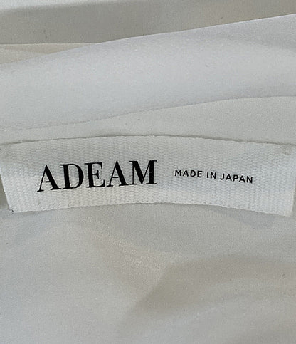 美品 ADEAM 長袖ワンピース LONG SLEEVE PLISSE DRESS 41798-APOOA01T-2 レディース SIZE 2 アディアム