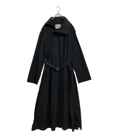 Jil sander 長袖ワンピース J40CT0152 ブラック レディース SIZE 42 ジルサンダー