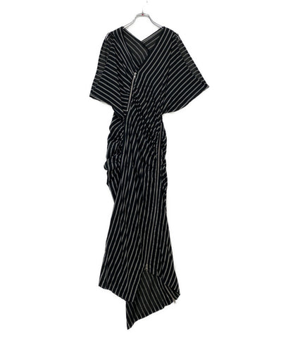 LIMI feu ワンピース ストライプ ジップデザイン LC-D07-015 レディース SIZE S リミフゥ