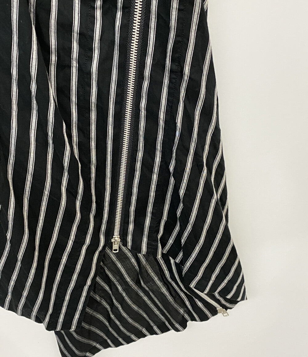 LIMI feu ワンピース ストライプ ジップデザイン LC-D07-015 レディース SIZE S リミフゥ