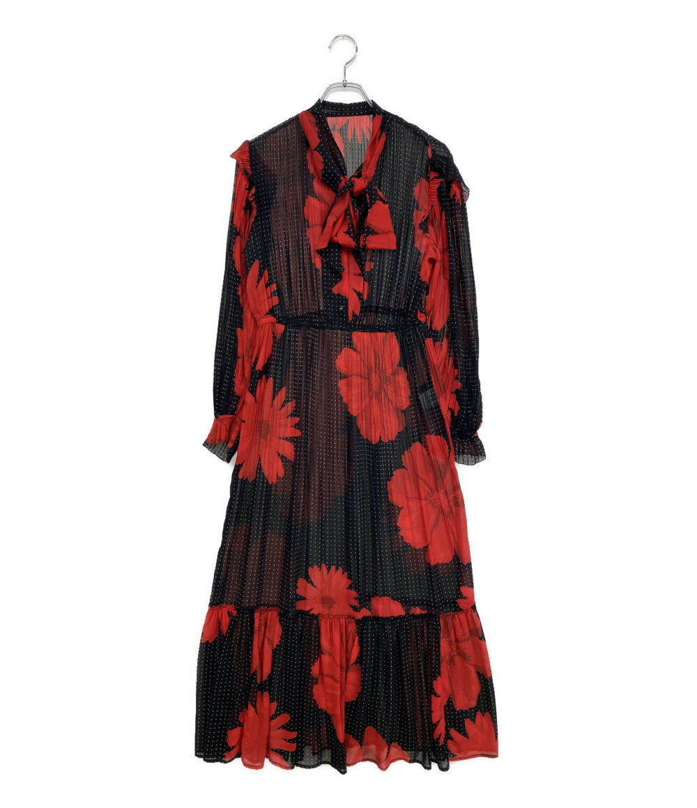 corcovado 長袖マキシワンピース 花柄 総柄 32-223-0014 レディース SIZE M コルコバード