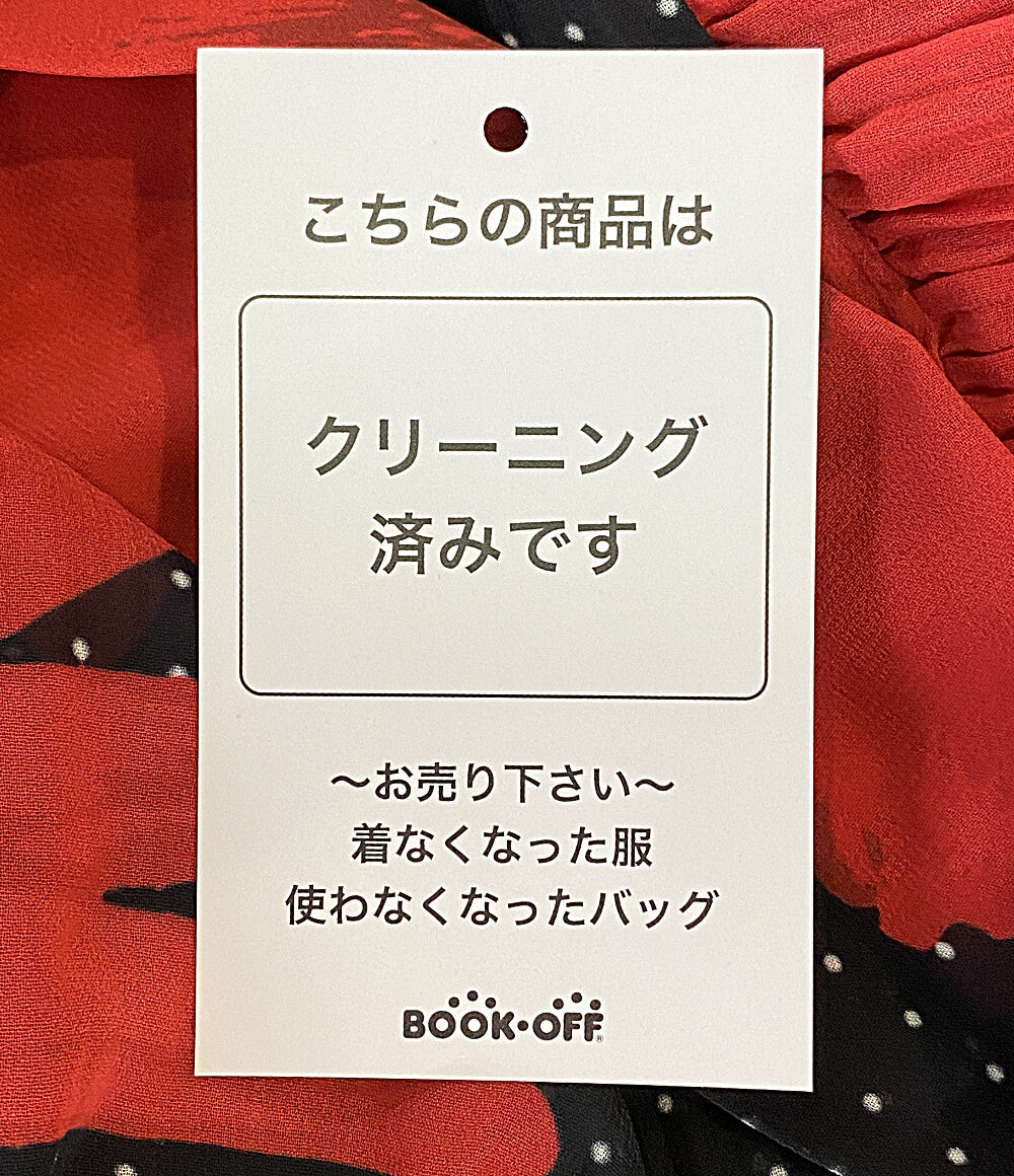 corcovado 長袖マキシワンピース 花柄 総柄 32-223-0014 レディース SIZE M コルコバード