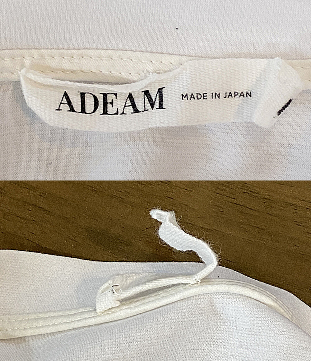 ADEAM 半袖Ｔシャツ フリルシャツ 42381-PATOF01SI レディース SIZE S アディアム