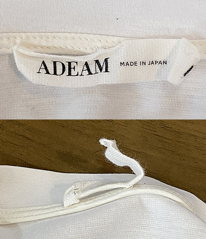 ADEAM 半袖Ｔシャツ フリルシャツ 42381-PATOF01SI レディース SIZE S アディアム