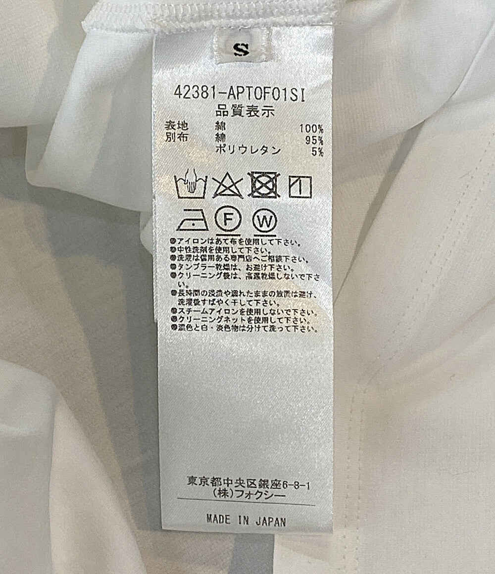ADEAM 半袖Ｔシャツ フリルシャツ 42381-PATOF01SI レディース SIZE S アディアム