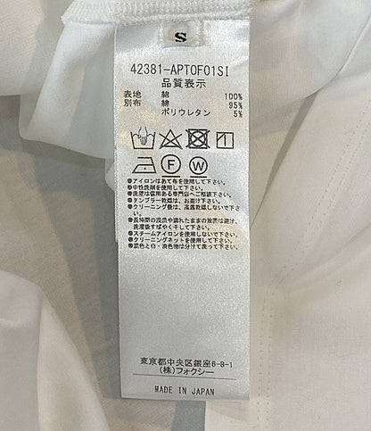 ADEAM 半袖Ｔシャツ フリルシャツ 42381-PATOF01SI レディース SIZE S アディアム