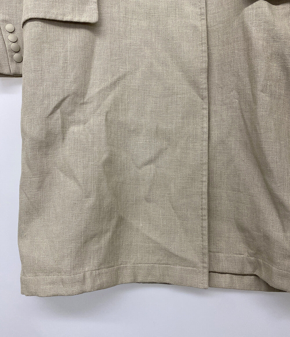 MAX MARA コート リネン100 ベージュ 23101101326 レディース SIZE 34 マックスマーラ