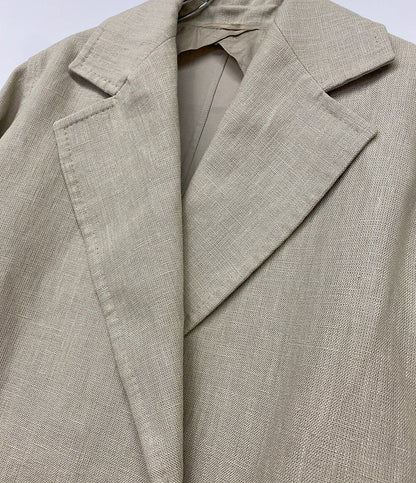 MAX MARA コート リネン100 ベージュ 23101101326 レディース SIZE 34 マックスマーラ