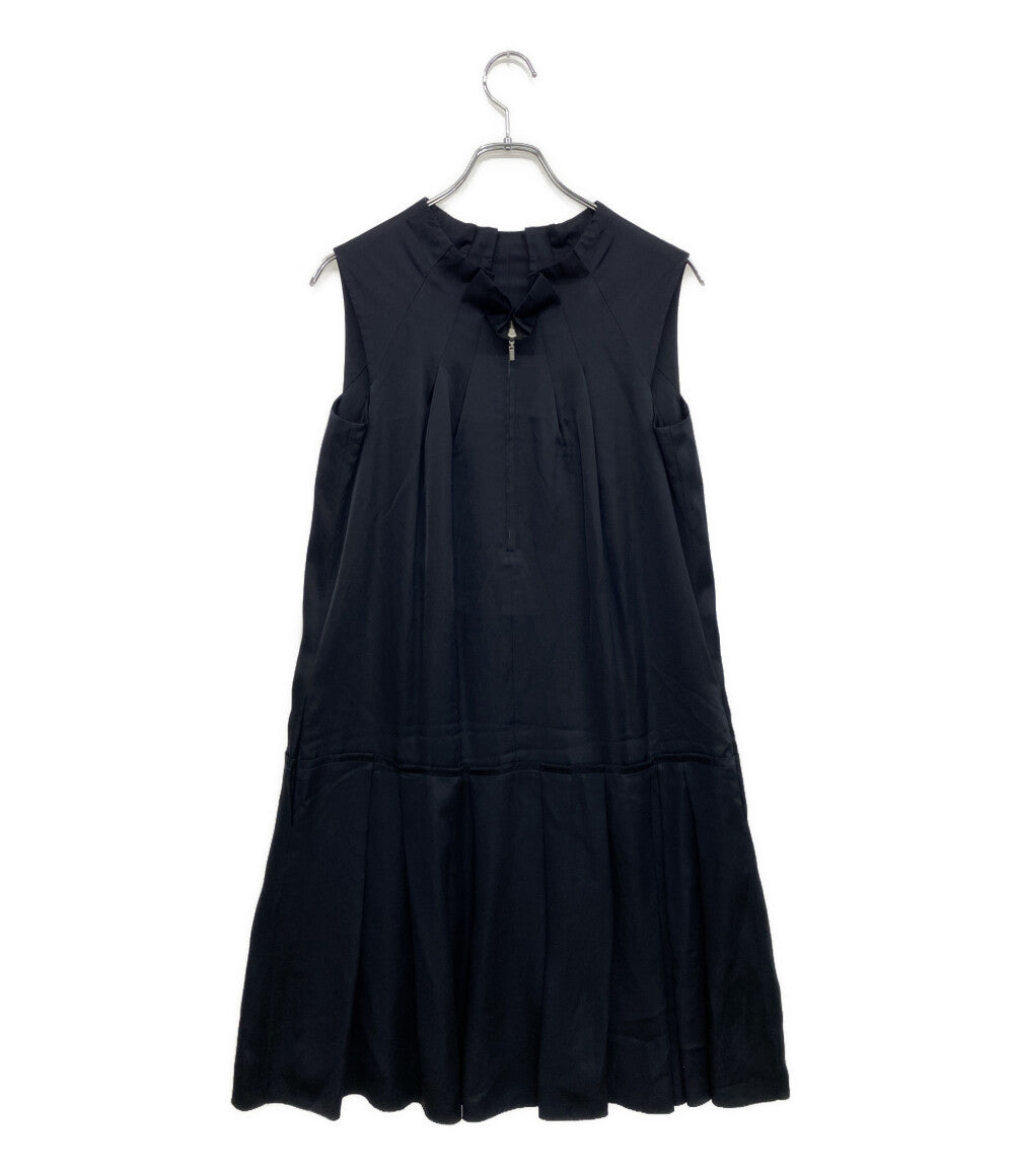 foxey ノースリーブギャザーワンピース 38149-MSOFN103L レディース SIZE 38 フォクシー