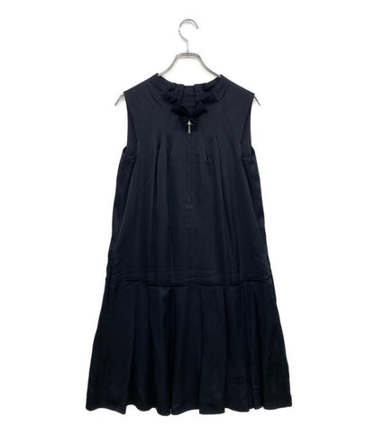 foxey ノースリーブギャザーワンピース 38149-MSOFN103L レディース SIZE 38 フォクシー