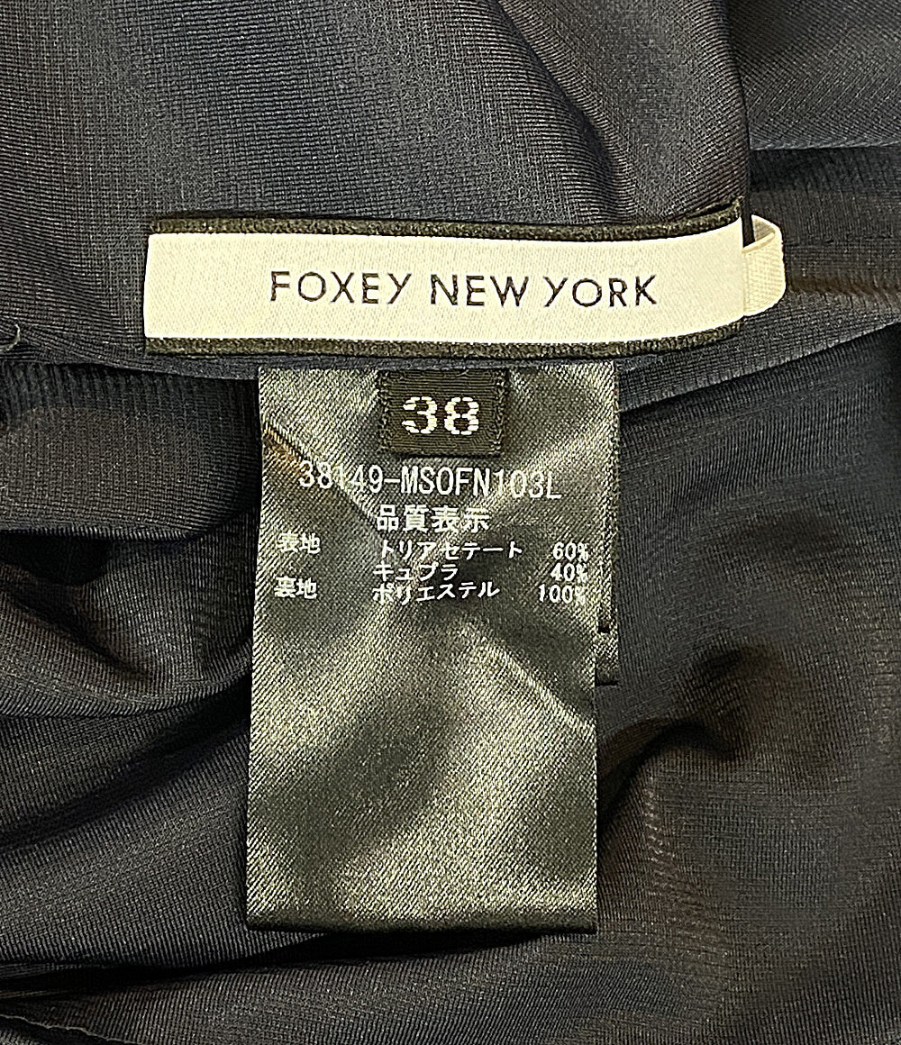 foxey ノースリーブギャザーワンピース 38149-MSOFN103L レディース SIZE 38 フォクシー