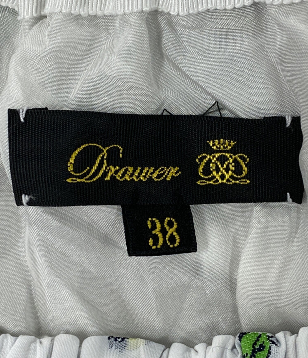 Drawer 22AW 6524-299-1708 ジャガードタフタスカート 小花柄 レディース SIZE 38 ドゥロワー