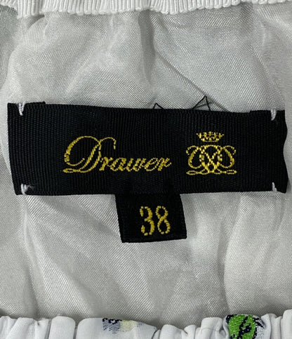 Drawer 22AW 6524-299-1708 ジャガードタフタスカート 小花柄 レディース SIZE 38 ドゥロワー