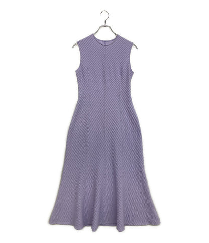 美品 Mame Kurogouchi ノースリーブワンピース Shirring Jersey 25SS MM25SS-JS026 レディース SIZE 2 マメクロゴウチ