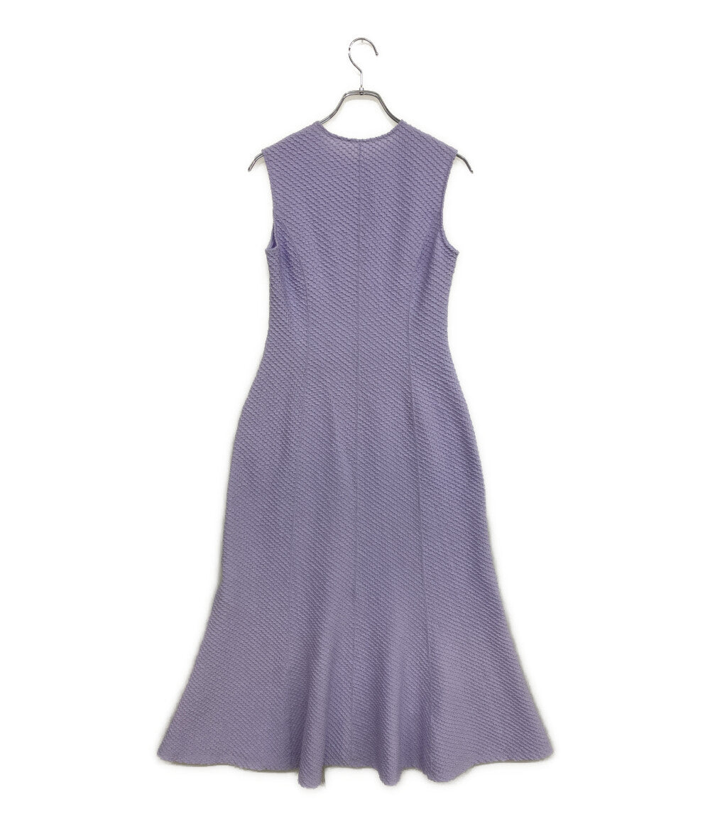 美品 Mame Kurogouchi ノースリーブワンピース Shirring Jersey 25SS MM25SS-JS026 レディース SIZE 2 マメクロゴウチ