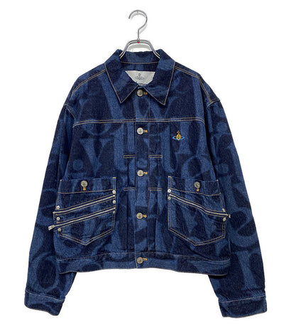 VIVIENNE WESTWOOD デニムジャケット ネイビー レディース SIZE M ヴィヴィアンウエストウッド