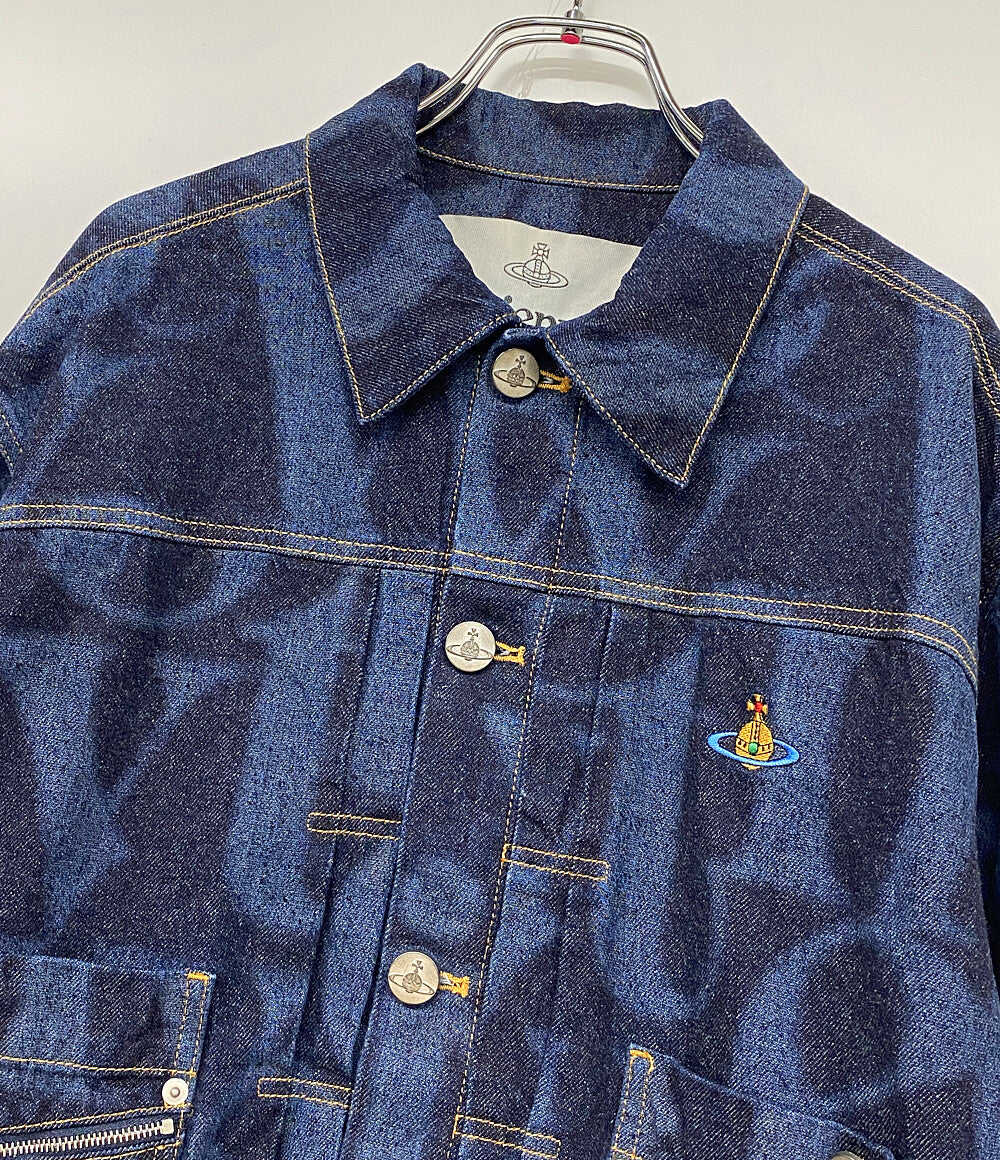 VIVIENNE WESTWOOD デニムジャケット ネイビー レディース SIZE M ヴィヴィアンウエストウッド