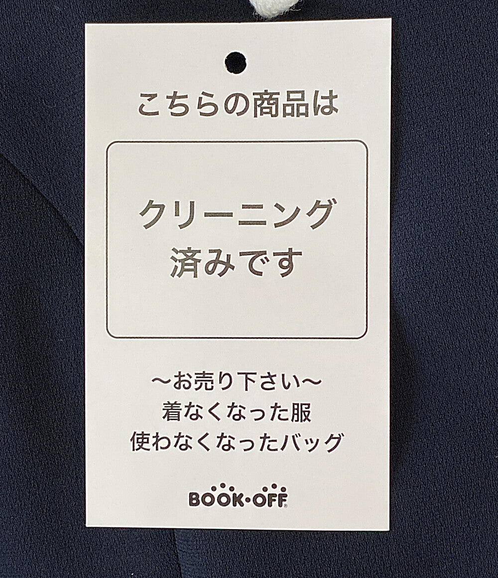 Rene 半袖ワンピース レースカラー パールボタン ネイビー 21SS 5116210 レディース SIZE 34 ルネ