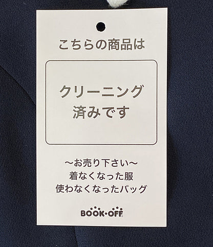 Rene 半袖ワンピース レースカラー パールボタン ネイビー 21SS 5116210 レディース SIZE 34 ルネ