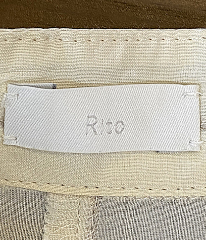 RITO リト ノースリーブワンピース ストライプ 肩リボン 0770RTS736A レディース SIZE 36