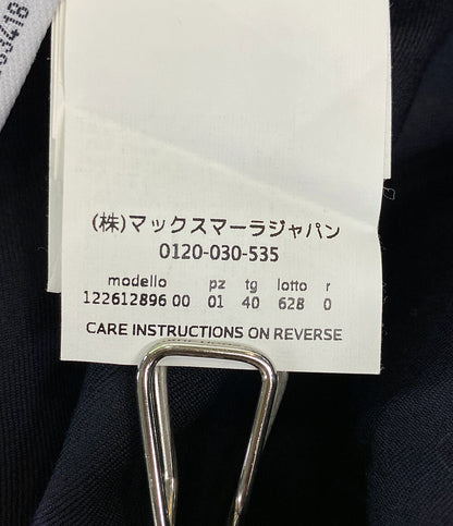 MAX MARA ピュアヴァージンウール ツイルコート レディース SIZE 40 マックスマーラ