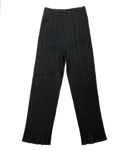 PLEATS PLEASE パンツ PP04-JF643 ブラック レディース SIZE 2