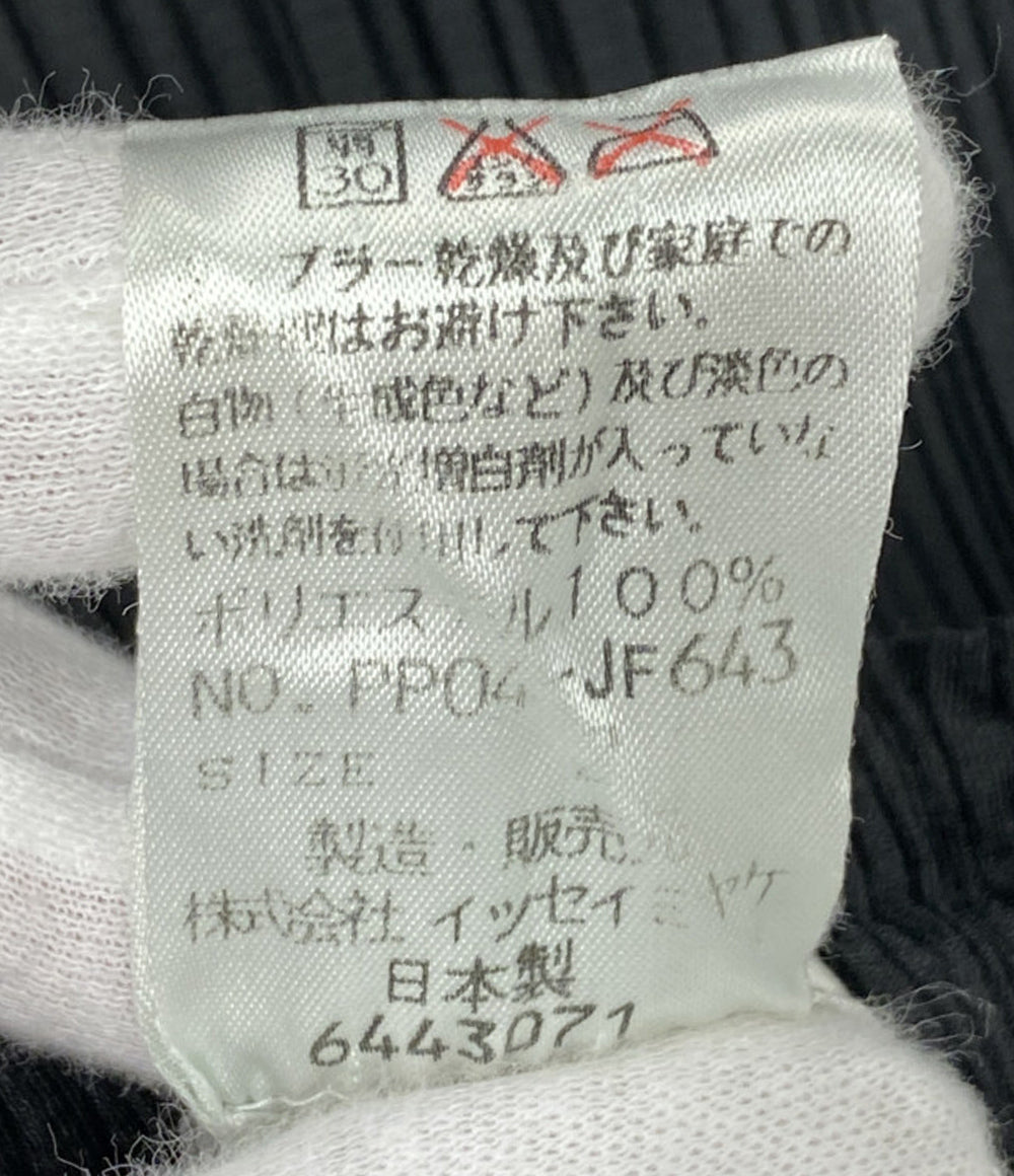 PLEATS PLEASE パンツ PP04-JF643 ブラック レディース SIZE 2 プリーツプリーズ