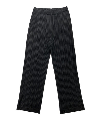 PLEATS PLEASE パンツ PP53JF372 ブラック レディース SIZE 3 プリーツプリーズ
