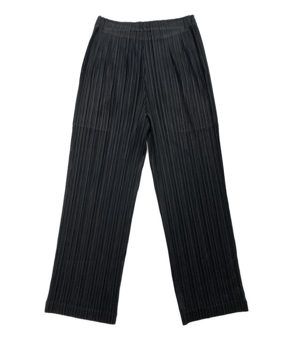 PLEATS PLEASE パンツ PP53JF372 ブラック レディース SIZE 3 プリーツプリーズ