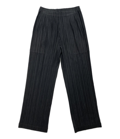 PLEATS PLEASE パンツ PP53JF372 ブラック レディース SIZE 3 プリーツプリーズ