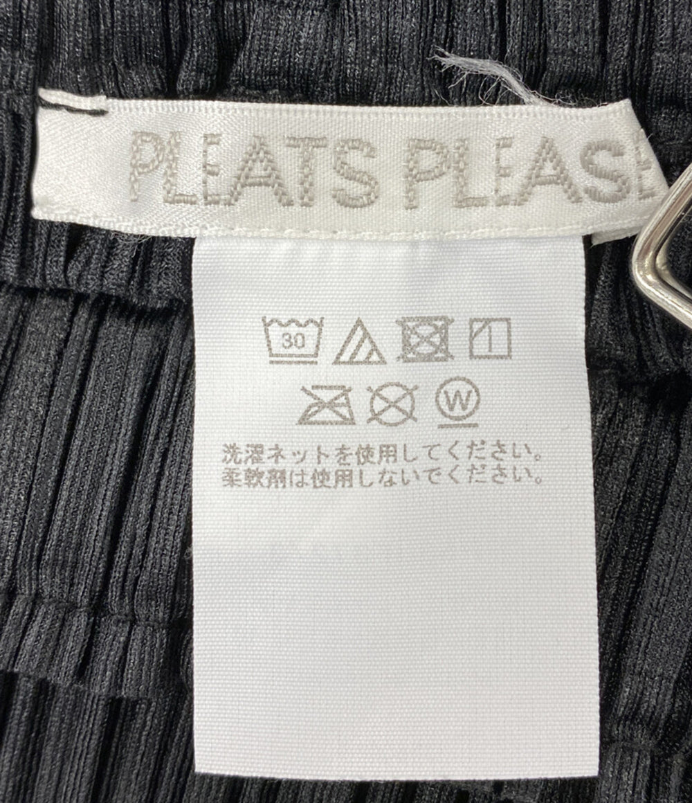PLEATS PLEASE パンツ PP53JF372 ブラック レディース SIZE 3 プリーツプリーズ