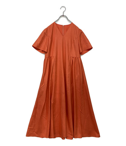 美品 FOXEY 半袖ワンピース 25ss 45140 Sundance マンダリン レディース SIZE 38 フォクシー