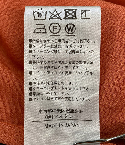 美品 FOXEY 半袖ワンピース 25ss 45140 Sundance マンダリン レディース SIZE 38 フォクシー