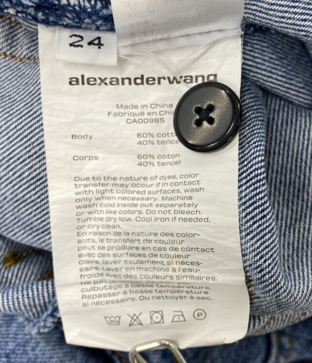 ALEXANDER WANG ドッキングデニムショートパンツ レディース SIZE 24