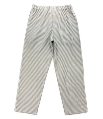 HOMME PLISSE ISSEY MIYAKE パンツ HP55JF450 グレー プリーツ加工 メンズ SIZE 3 オム プリッセ イッセイミヤケ
