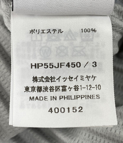 HOMME PLISSE ISSEY MIYAKE パンツ HP55JF450 グレー プリーツ加工 メンズ SIZE 3 オム プリッセ イッセイミヤケ