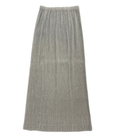 ISSEY MIYAKE スカート プリーツ グレー IM42FG452 レディース SIZE 2 イッセイミヤケ