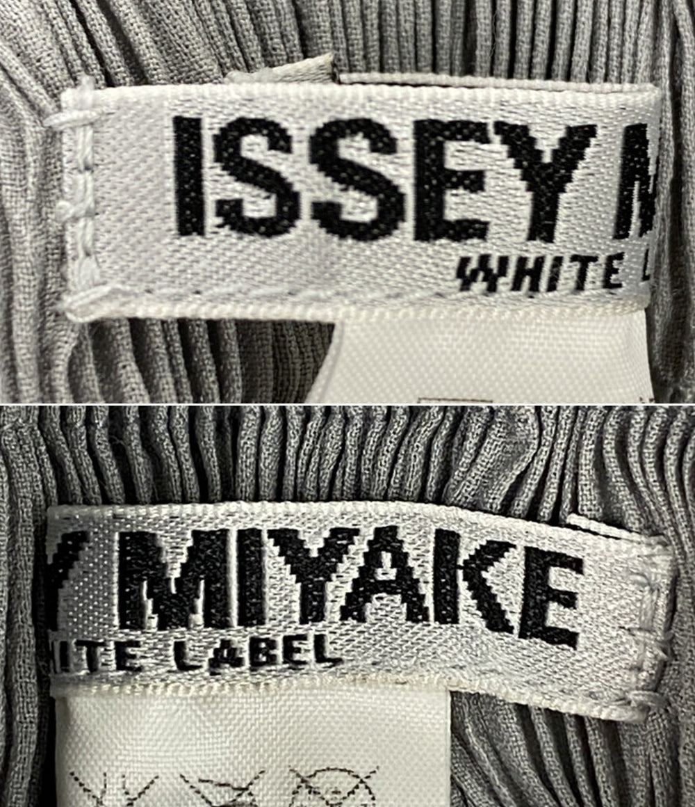 ISSEY MIYAKE スカート プリーツ グレー IM42FG452 レディース SIZE 2 イッセイミヤケ