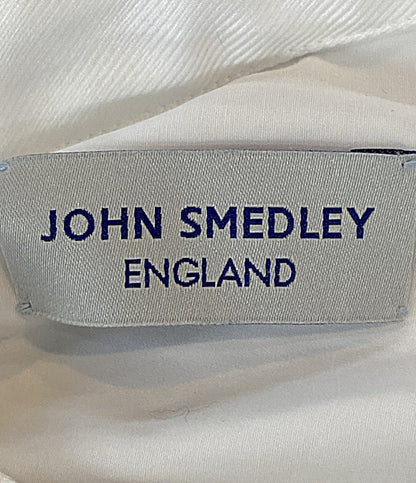 JOHN SMEDLEY 長袖シャツ バンドカラーコットン100 L0343FB111 レディース SIZE F ジョンスメドレー