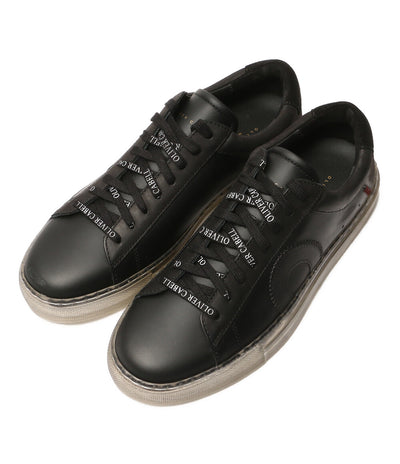 美品 OLIVER CABELL オリバーキャベル スニーカー ローカット レザー ダメージ加工 ブラック レディース SIZE 39