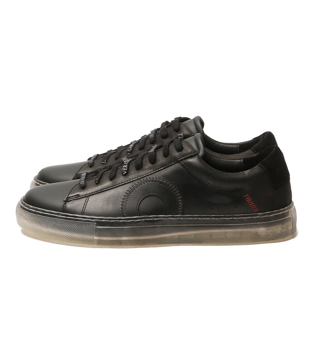 美品 OLIVER CABELL オリバーキャベル スニーカー ローカット レザー ダメージ加工 ブラック レディース SIZE 39