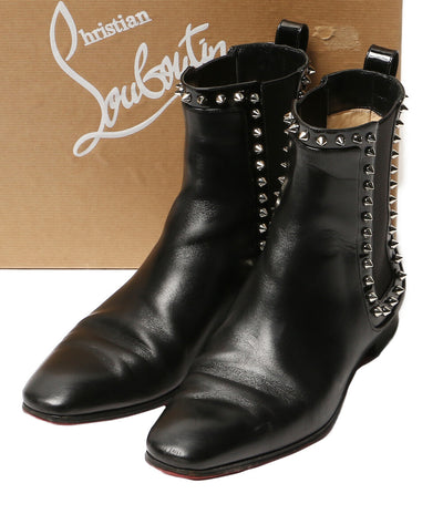 Christian Louboutin ブーツ サイドゴア スタッズ レディース SIZE 37.5 クリスチャンルブタン