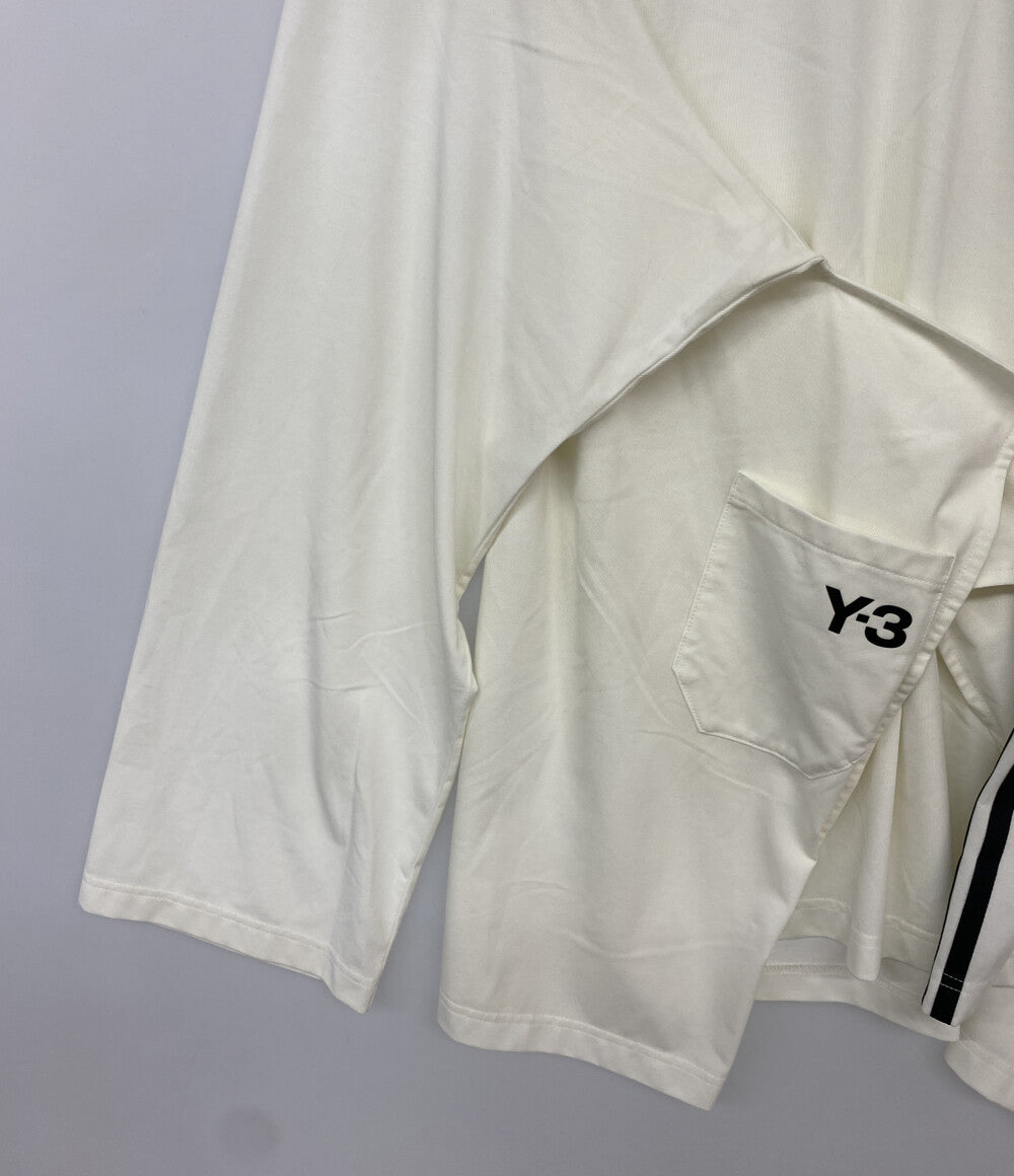 adidas×Yー3 ワイスリー 長袖Ｔシャツ IQ2191 フロントラップデザイン メンズ SIZE S アディダス